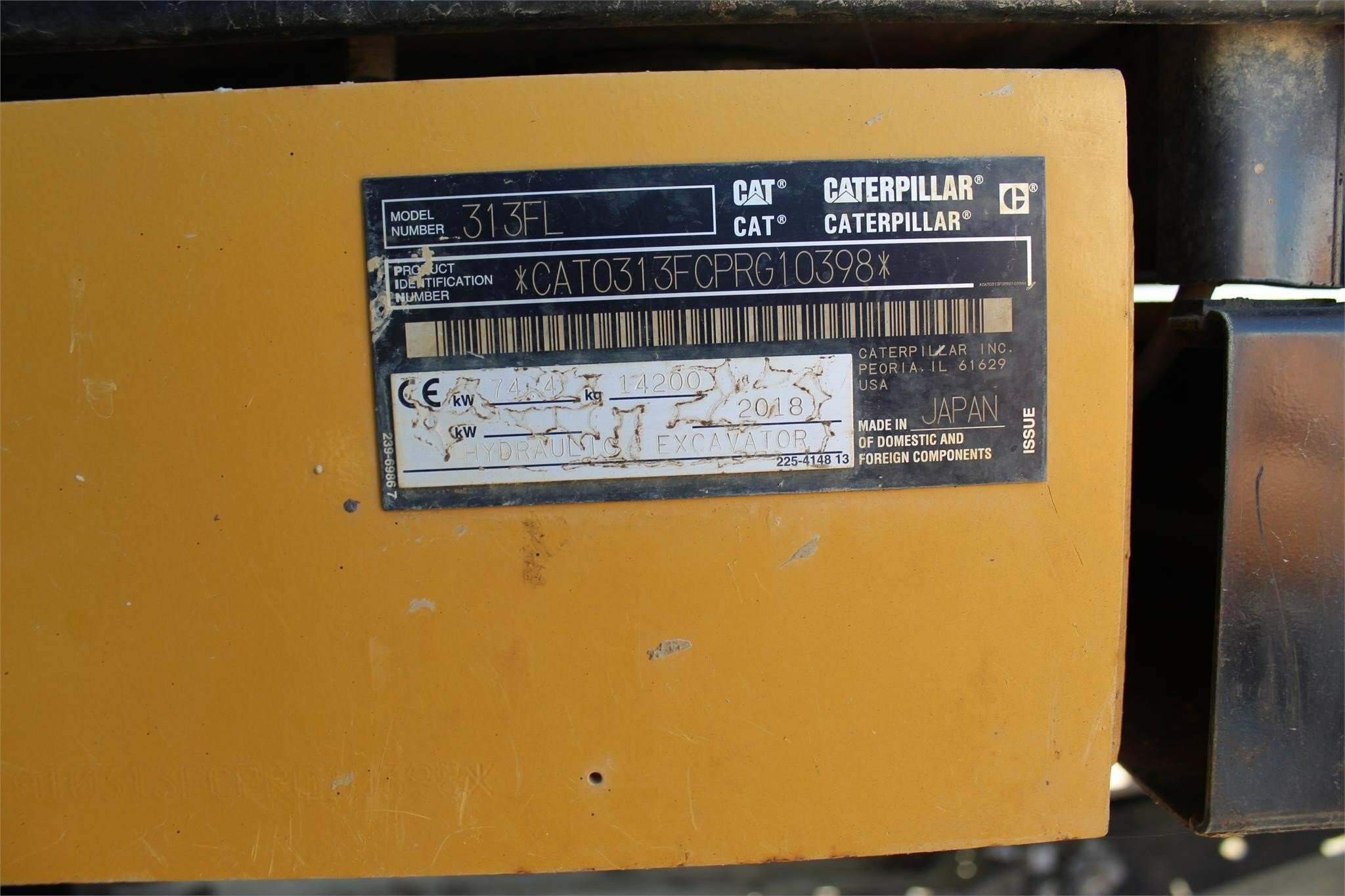 2018 Caterpillar 313FL Excavator 3795 hours - Image 25